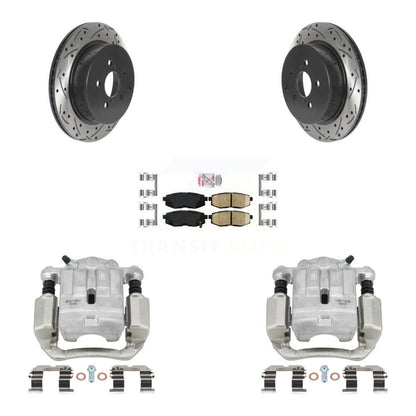 Kit de plaquettes en céramique pour étrier de frein arrière, Rotors fendus, pour Subaru Forester 2.0