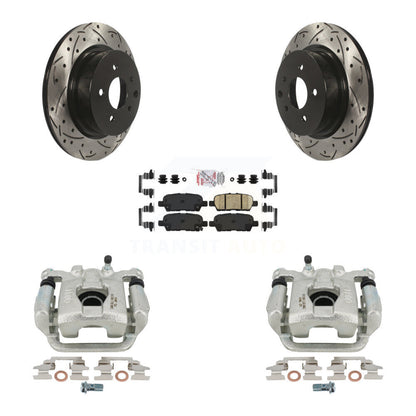 Kit de plaquettes en céramique pour étrier de frein arrière, Rotors à fentes, pour Nissan Maxim 2019 – 2022