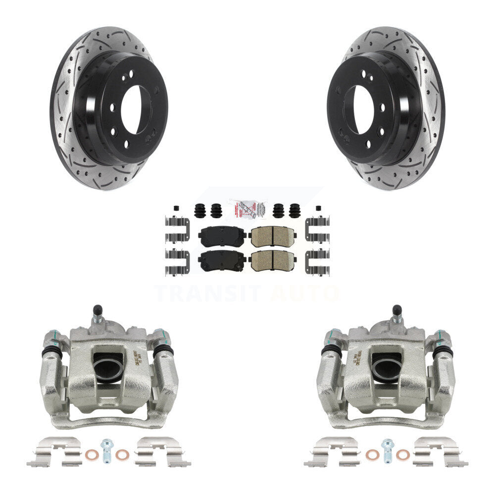 Kit de plaquettes en céramique pour étrier de frein arrière, Rotor fendu, pour Kia Sportage FW 2016