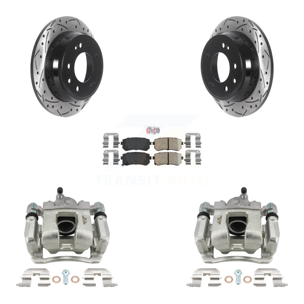 Kit de plaquettes en céramique pour étrier de frein arrière, Rotor fendu, pour Kia Sportage FW 2016