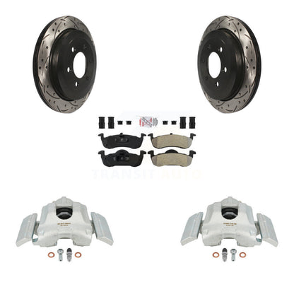 Kit de plaquettes semi-métalliques à Rotor fendu pour étrier de frein arrière, pour Ford Expeditio