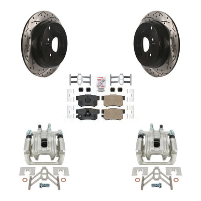 Kit de plaquettes en céramique pour étrier de frein arrière, Rotors fendus, pour Honda CR-2005 – 2006