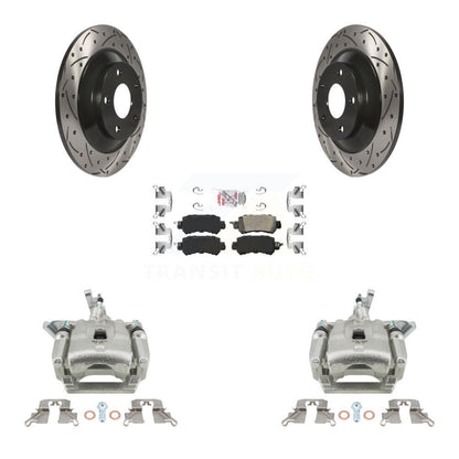Kit de plaquettes en céramique pour étrier de frein arrière, Rotors fendus, pour Mazda CX-2013 – 2015