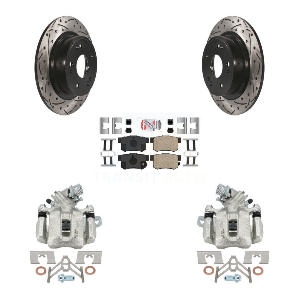 Kit de plaquettes en céramique pour étrier de frein arrière, fente de perçage, Rotor, pour Acura IL 2016 – 2018