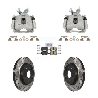 Kit de plaquettes en céramique pour étrier de frein arrière, Rotors fendus, pour Buick Regal LaCross