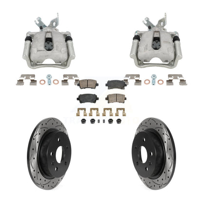 Kit de plaquettes en céramique pour étrier de frein arrière, Rotors fendus, pour Buick Regal LaCross