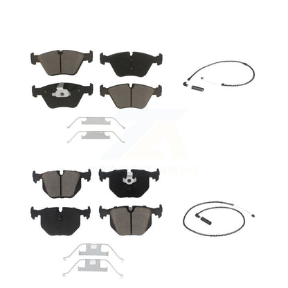 Kit de plaquettes de frein à disque en céramique et de capteurs d'usure avant et arrière, pour BMW X3 2004 – 2010