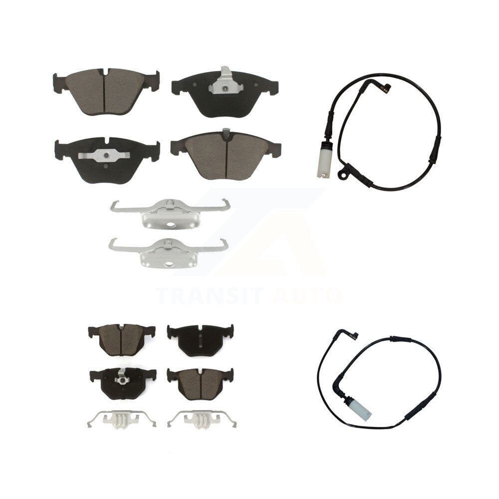 Kit de capteur d'usure de plaquettes de frein en céramique avant et arrière, pour BMW 530i 528i xDrive 525i 535