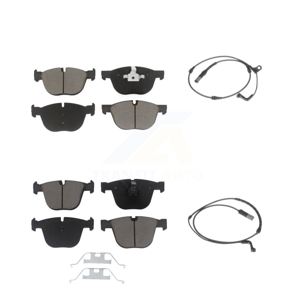 Kit de plaquettes de frein à disque en céramique et capteurs d'usure avant et arrière, pour BMW X5 X6 KCW-10001