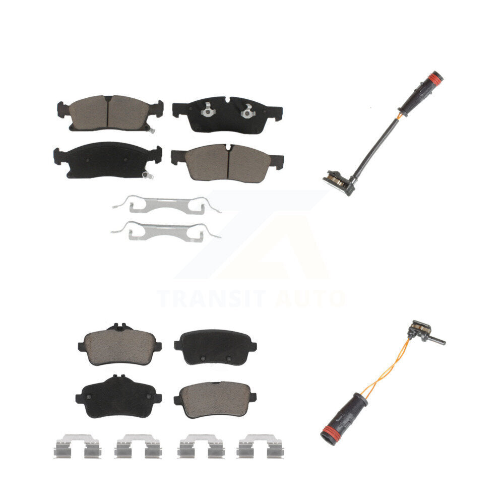 Kit de capteur d'usure des plaquettes de frein à disque en céramique avant et arrière, pour Mercedes-Benz ML350 GLE35