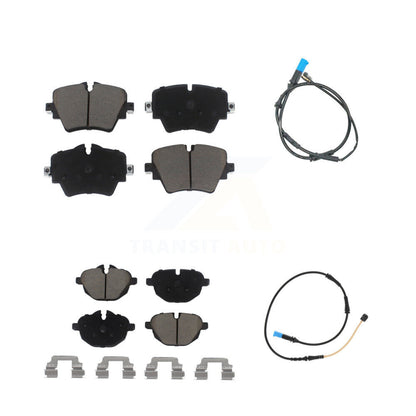 Kit de plaquettes de frein à disque en céramique et capteurs d'usure avant et arrière, pour BMW X4 KCW-100032