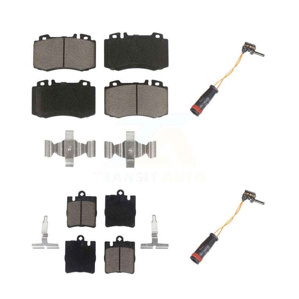 Kit de capteur d'usure de plaquettes de frein en céramique avant et arrière, pour Mercedes-Benz C230 SLK350 C32