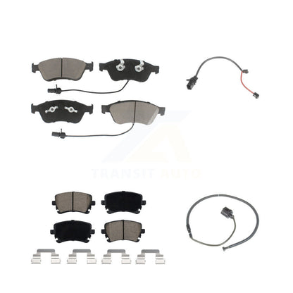 Kit de plaquettes de frein à disque en céramique avant et arrière et capteur d'usure supplémentaire pour Audi S6 5.2 2011