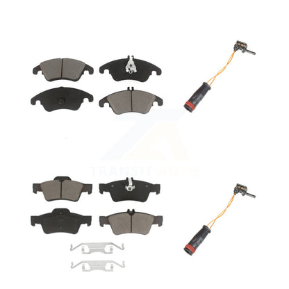 Kit de capteur d'usure de plaquettes de frein en céramique avant et arrière, pour Mercedes-Benz E350 E250 CLS40