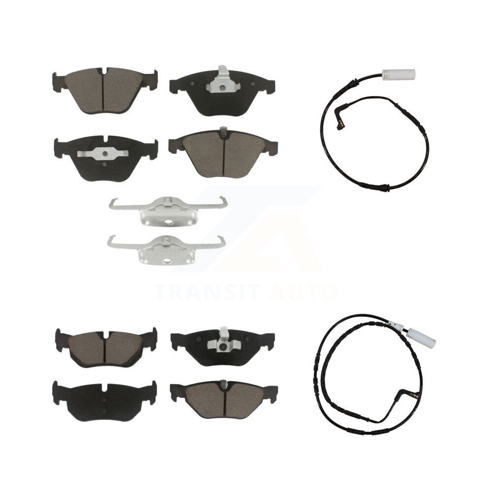 Kit de plaquettes de frein à disque en céramique et de capteurs d'usure avant et arrière, pour BMW 328i 3.0L 2008
