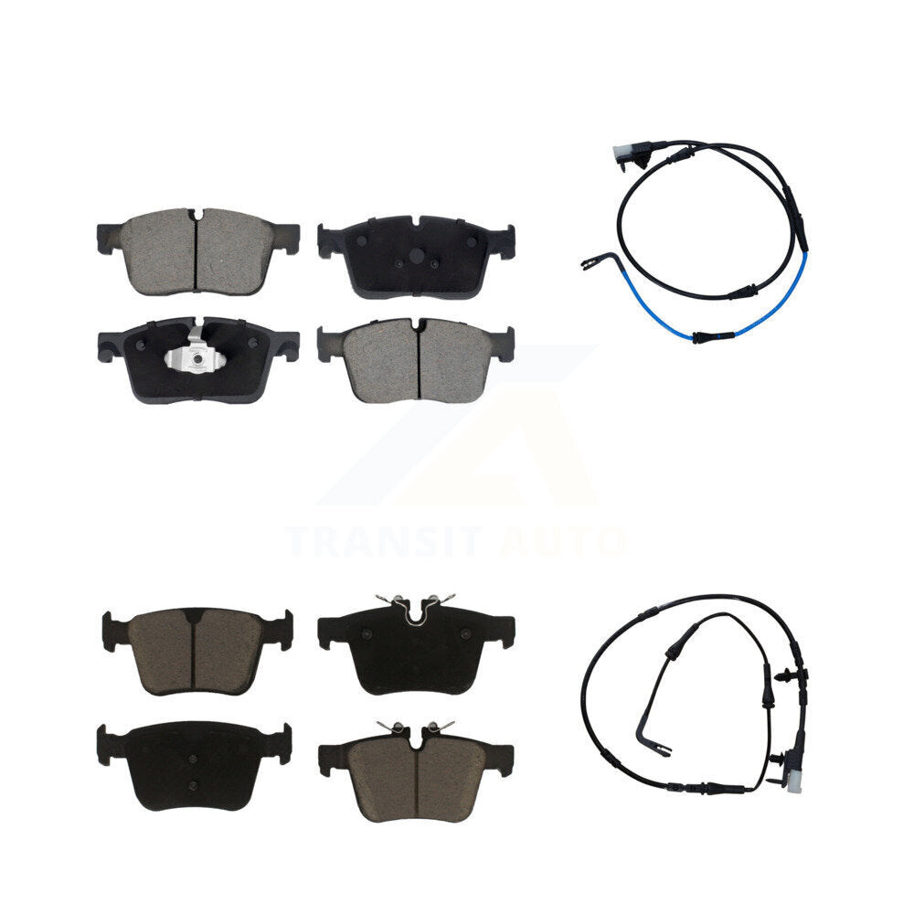 Kit de plaquettes de frein à disque en céramique et de capteurs d'usure avant et arrière, pour Jaguar XE XF 2017