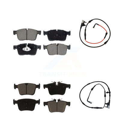 Kit de plaquettes de frein à disque en céramique et capteurs d'usure avant et arrière, pour Jaguar XE KCW-10009