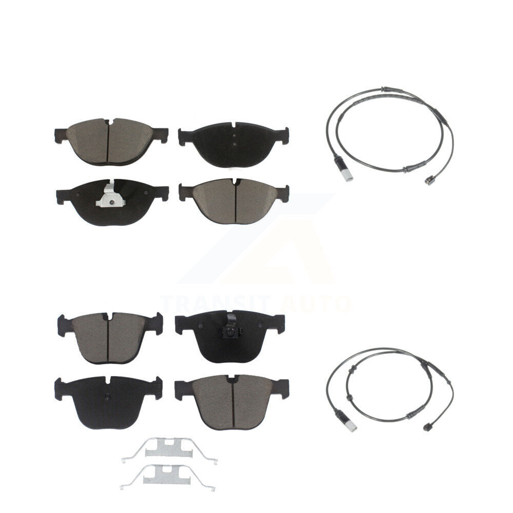 Kit de plaquettes de frein à disque en céramique avant et arrière et capteur d'usure pour moteur à gaz BMW 750i 2012