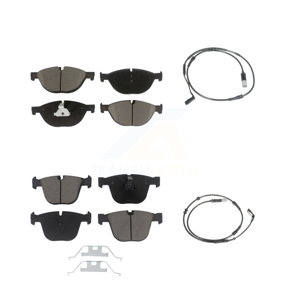 Kit de plaquettes de frein à disque en céramique et de capteurs d'usure avant et arrière, pour BMW 750i 750Li 2009