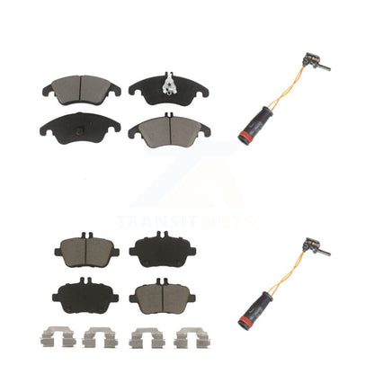 Kit de plaquettes de frein à disque en céramique et de capteurs d'usure avant et arrière, pour Mercedes-Benz SLK35
