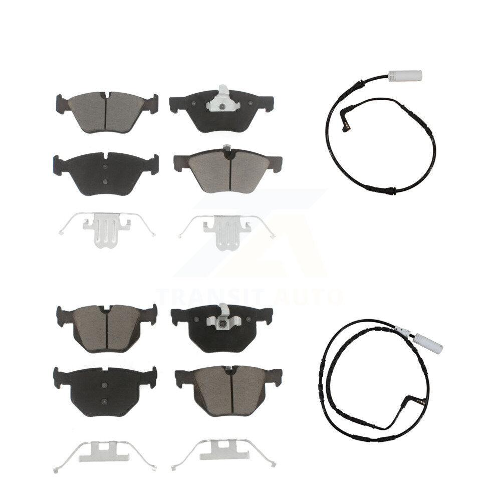 Kit de plaquettes de frein à disque en céramique et de capteurs d'usure avant et arrière, pour BMW 330i 2006
