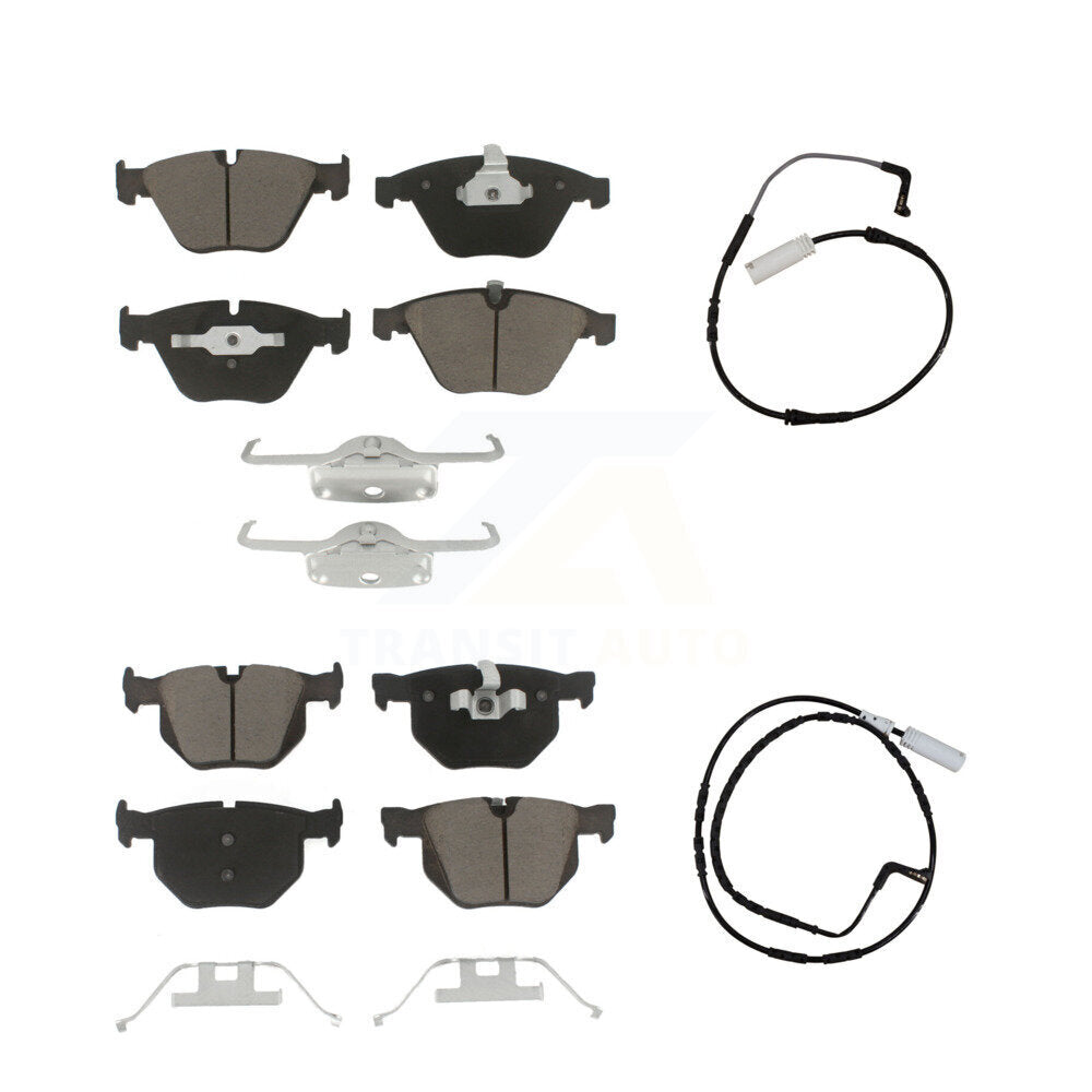 Kit de plaquettes de frein à disque en céramique et de capteurs d'usure avant et arrière, pour BMW 335i 335d 3.0L