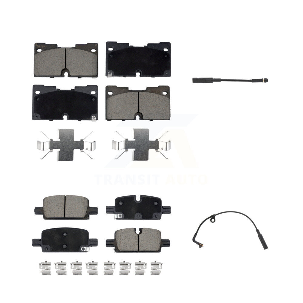 Kit de capteur d'usure des plaquettes de frein en céramique avant et arrière, pour GMC Chevrolet Silverado 1500 X