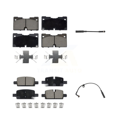 Kit de capteur d'usure des plaquettes de frein en céramique avant et arrière, pour GMC Chevrolet Silverado 1500 X