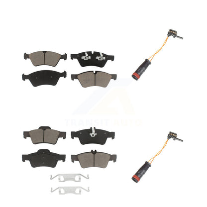 Kit de plaquettes de frein à disque en céramique avant et arrière et capteur d'usure pour Mercedes-Benz E350 AW