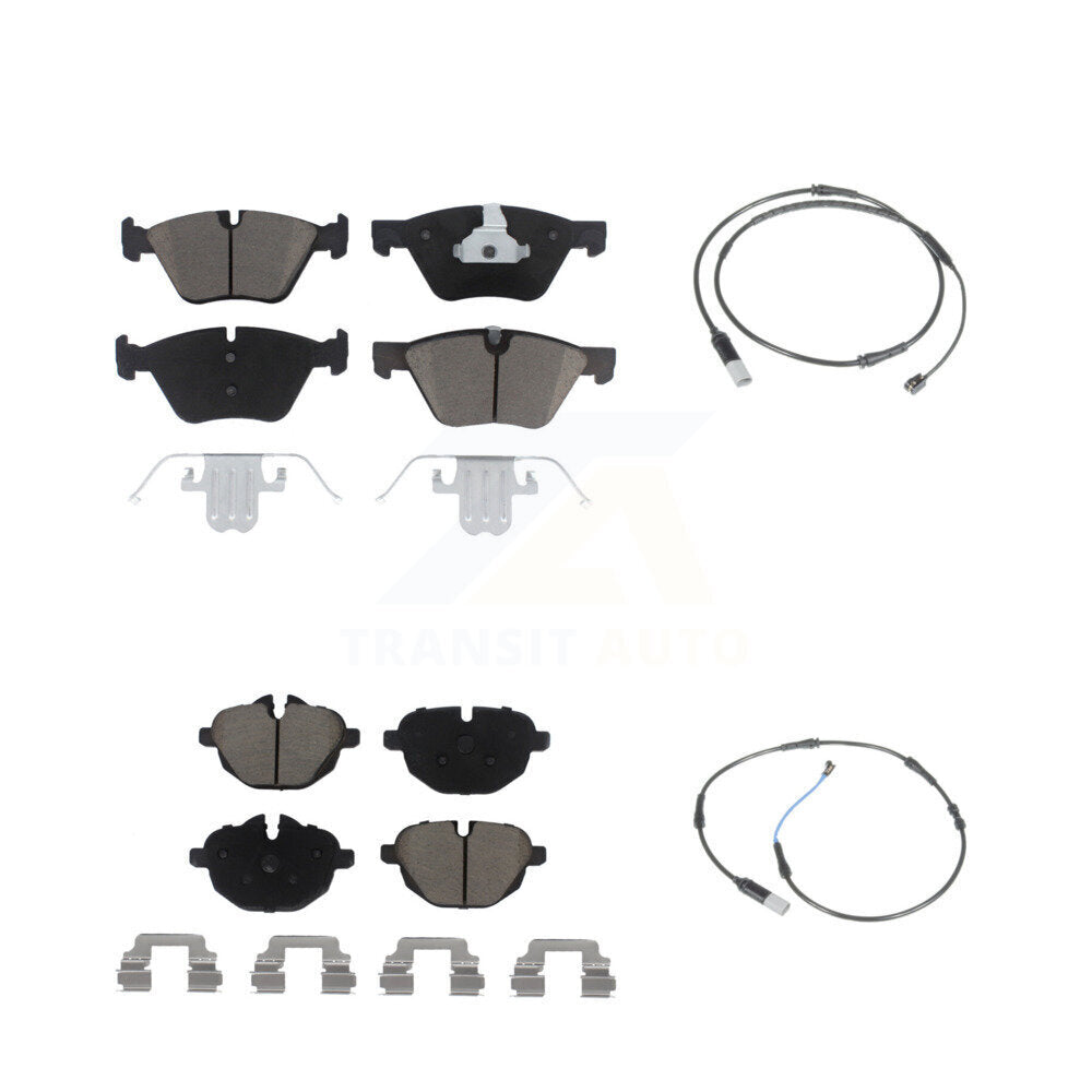Kit de plaquettes de frein à disque en céramique et capteurs d'usure avant et arrière, pour BMW 528i KCW-100155