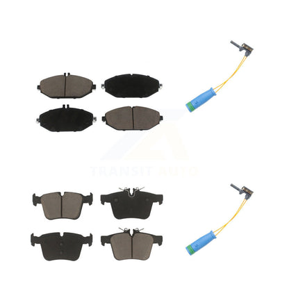 Kit de plaquettes de frein à disque en céramique et de capteurs d'usure avant et arrière, pour Mercedes-Benz C300