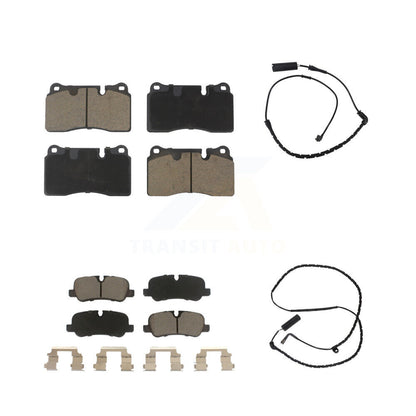 Kit de plaquettes de frein à disque en céramique et de capteurs d'usure avant et arrière, pour Land Rover Range