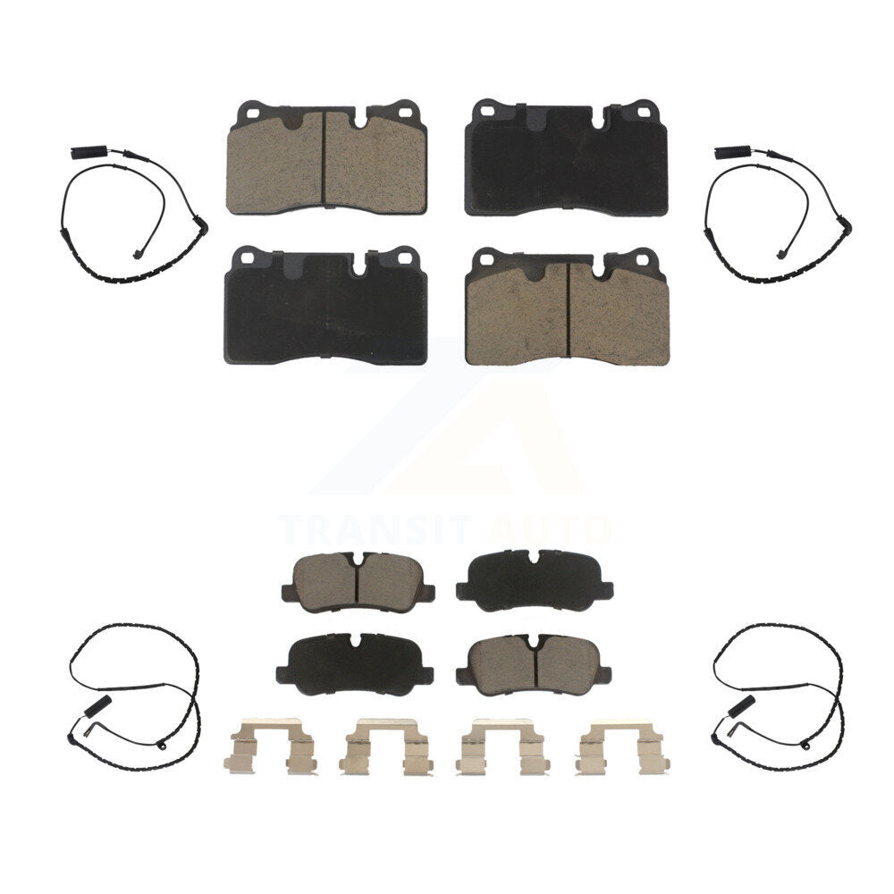 Kit de plaquettes de frein à disque en céramique et de capteurs d'usure avant et arrière, pour Land Rover Range