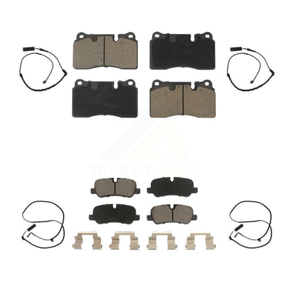 Kit de plaquettes de frein à disque en céramique et de capteurs d'usure avant et arrière, pour Land Rover Range