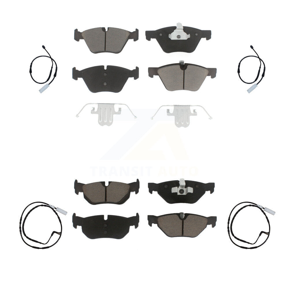Kit de plaquettes de frein à disque en céramique et capteurs d'usure avant et arrière, pour BMW 128i 3.0L