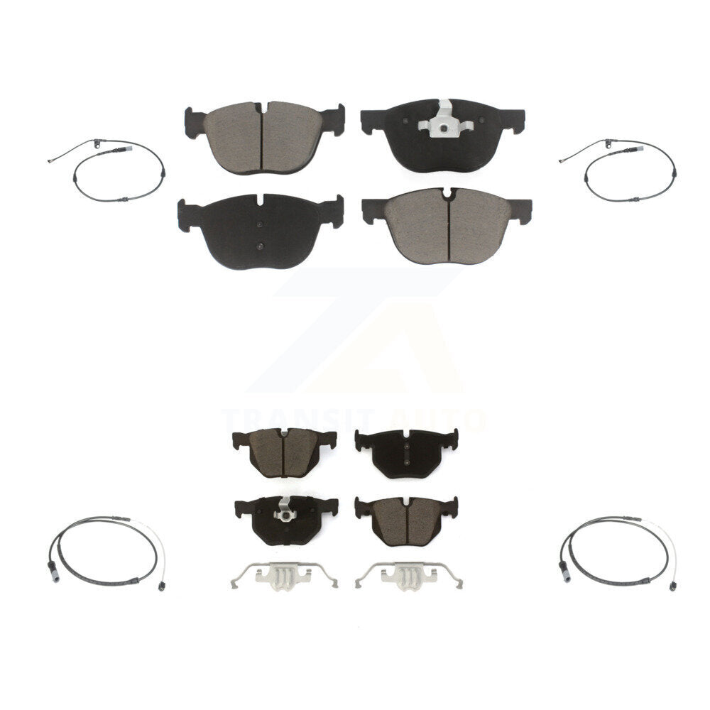 Kit de plaquettes de frein à disque en céramique et de capteurs d'usure avant et arrière, pour BMW X5 X6 KCW-10020
