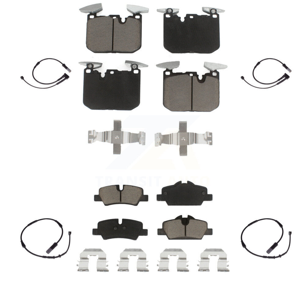 Kit de plaquettes de frein en céramique et de capteurs d'usure avant et arrière, pour Mini Cooper John Works