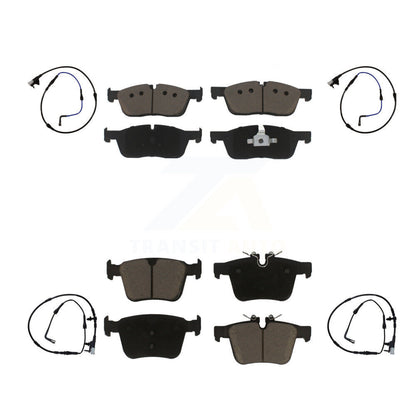 Kit de plaquettes de frein à disque en céramique et capteurs d'usure avant et arrière, pour Jaguar XE XF