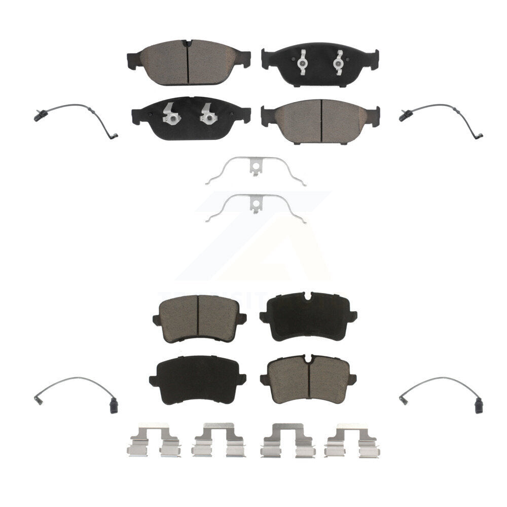 Kit de plaquettes de frein à disque en céramique et de capteurs d'usure avant et arrière, pour Audi A6 Quattro A7