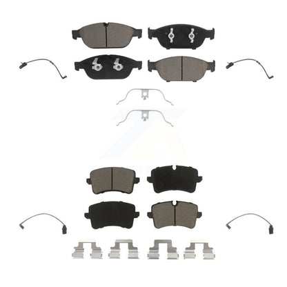 Kit de plaquettes de frein à disque en céramique et de capteurs d'usure avant et arrière, pour Audi A6 Quattro A7