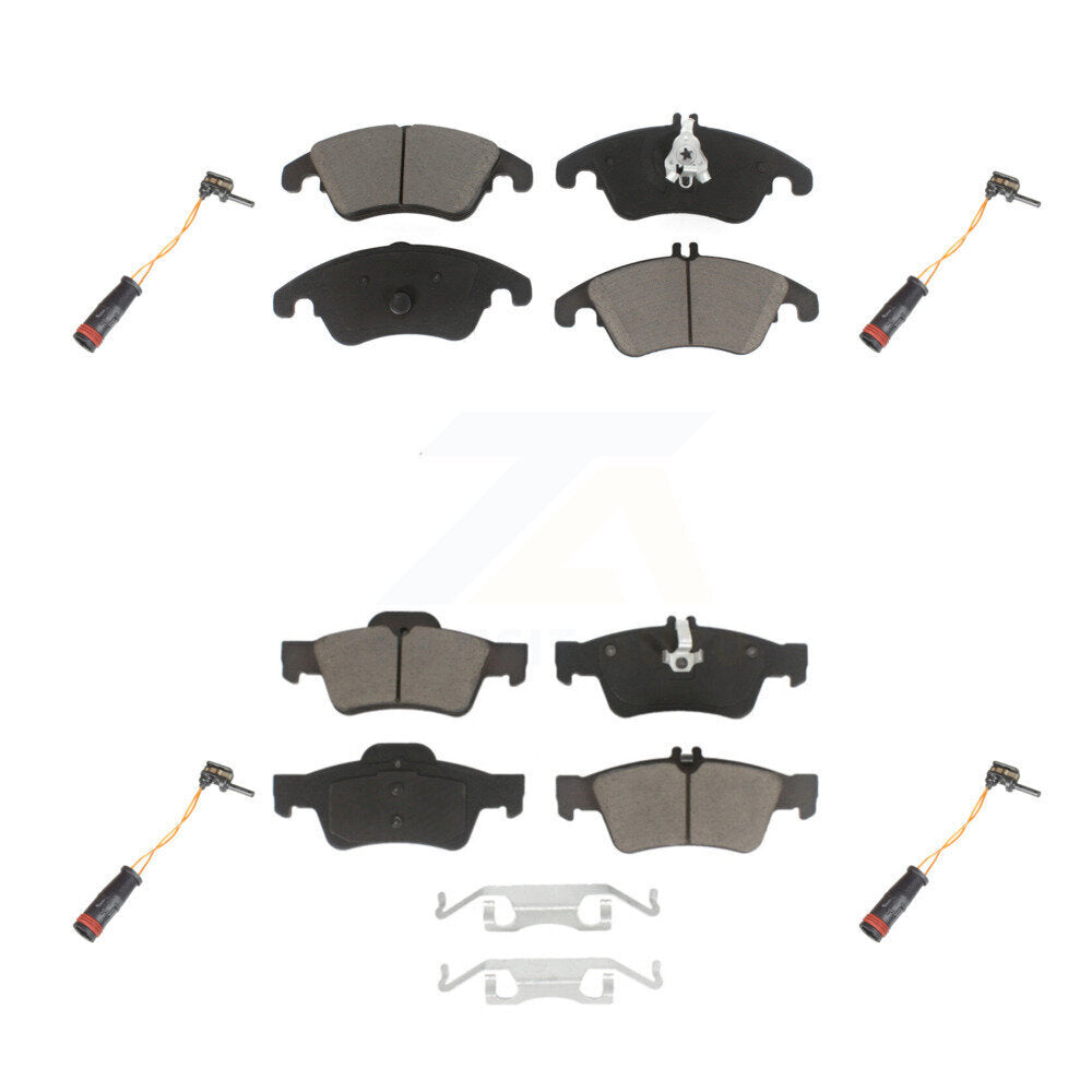 Kit de capteur d'usure de plaquettes de frein en céramique avant et arrière, pour Mercedes-Benz E350 E250 CLS40