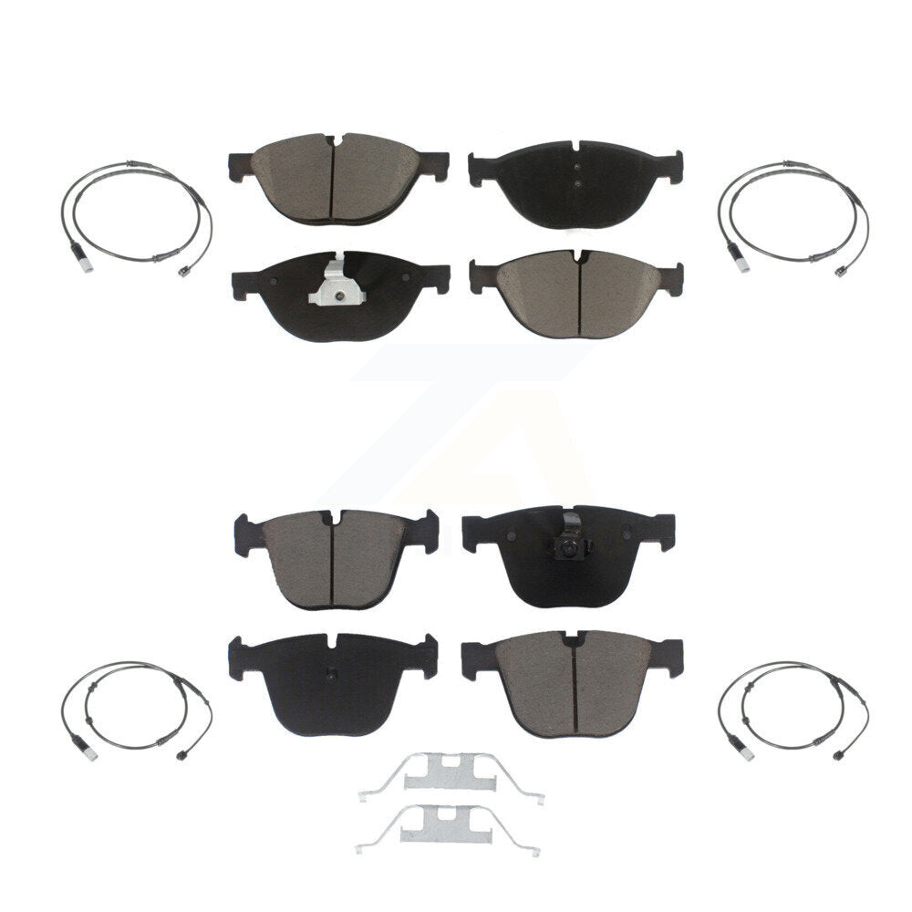 Kit de plaquettes de frein à disque en céramique avant et arrière et capteur d'usure pour moteur à gaz BMW 750i 2012