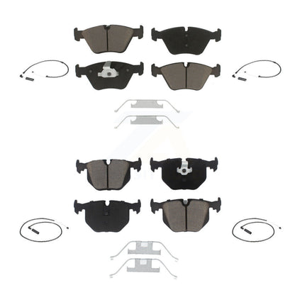Kit de plaquettes de frein à disque en céramique et de capteurs d'usure avant et arrière, pour BMW X3 2004 – 2010
