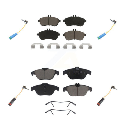 Kit de plaquettes de frein en céramique et de capteurs d'usure avant et arrière, pour Mercedes-Benz C250 1.8 2012
