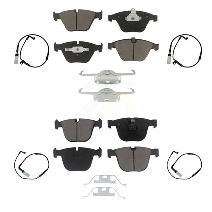 Kit de plaquettes de frein à disque en céramique et capteurs d'usure avant et arrière, pour BMW 550i 545i 645Ci