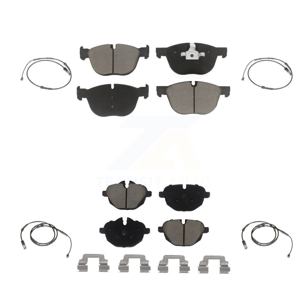 Kit de plaquettes de frein à disque en céramique et de capteurs d'usure avant et arrière, pour BMW X4 M40i 2017