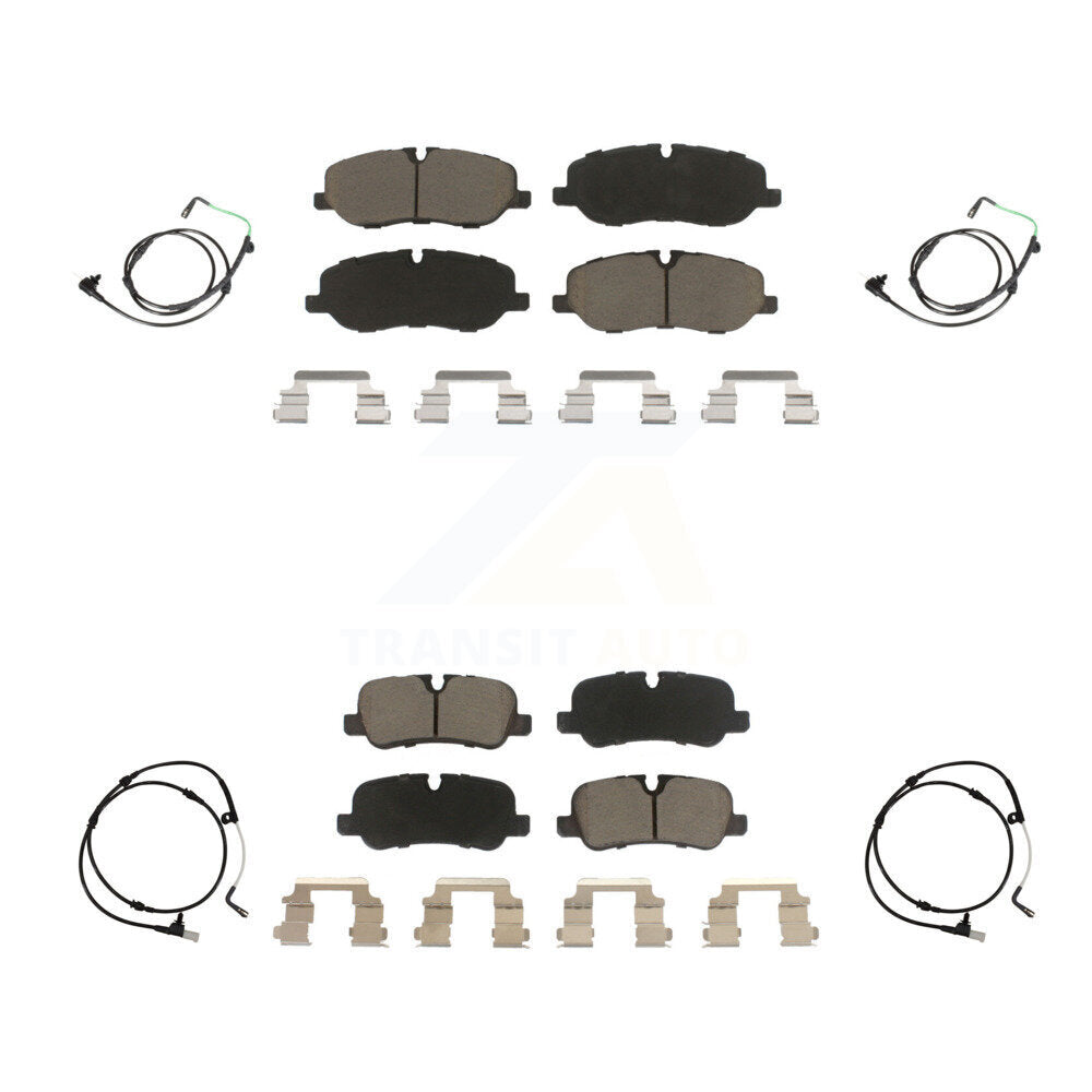 Kit de plaquettes de frein à disque en céramique et capteur d'usure, avant et arrière, pour Land Rover LR3 2005 4.4