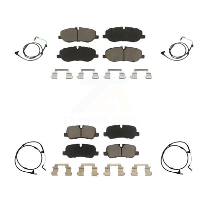 Kit de plaquettes de frein à disque en céramique et capteur d'usure, avant et arrière, pour Land Rover LR3 2005 4.4