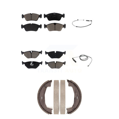 Kit de capteur d'usure des plaquettes de frein en céramique avant et arrière (5 pièces) pour BMW 325i 325Ci 320i 323C