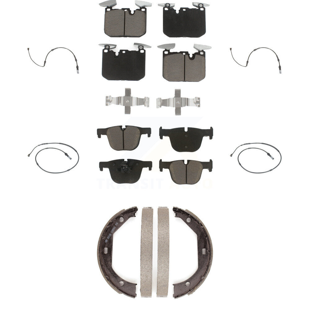 Kit de capteur d'usure des plaquettes de frein en céramique avant et arrière (7 pièces) pour BMW 435i xDrive 440i Gra